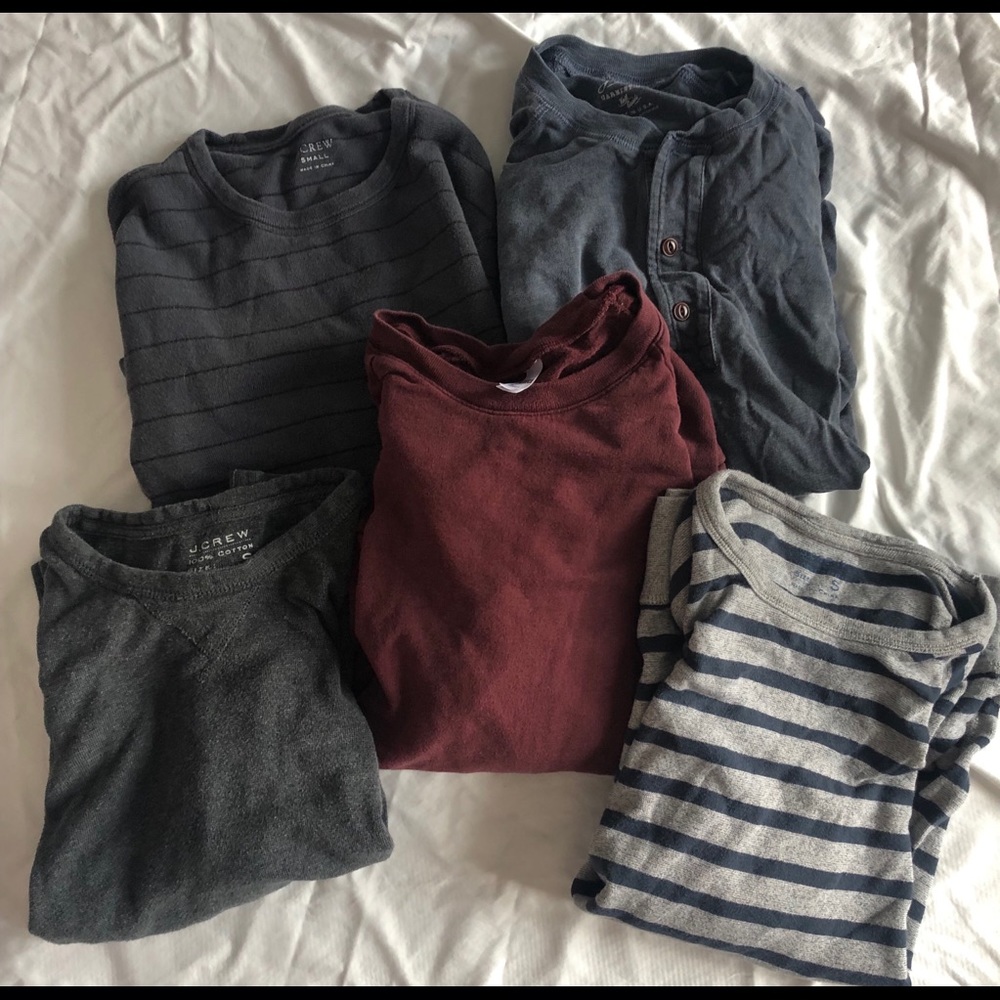 Men’s long sleeved shirts